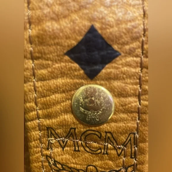 MCM Tan Leather Shoulder Bag - Picture 15 of 15